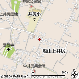 山梨県甲州市塩山上井尻668周辺の地図