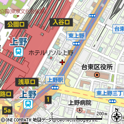 ハイム上野周辺の地図