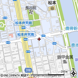 東京都江戸川区松本2丁目4-8周辺の地図