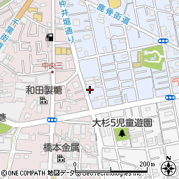 東京都江戸川区松本1丁目1-4周辺の地図