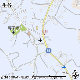 千葉県佐倉市生谷487周辺の地図