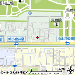 東京都小金井市関野町2丁目3-20周辺の地図