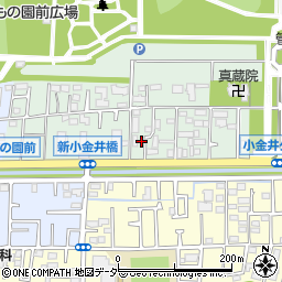 東京都小金井市関野町2丁目3-7周辺の地図