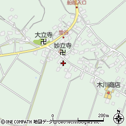 千葉県香取郡多古町船越1406周辺の地図
