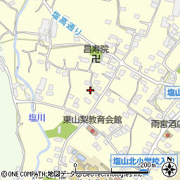 山梨県甲州市塩山千野3338周辺の地図