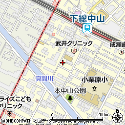 千葉県船橋市本中山3丁目19-11周辺の地図