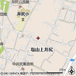 山梨県甲州市塩山上井尻1594周辺の地図