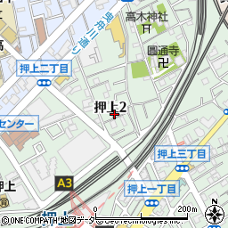 秋田荘周辺の地図