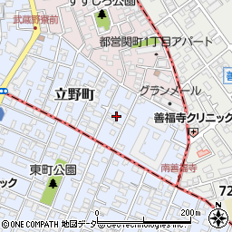 東京都練馬区立野町2周辺の地図