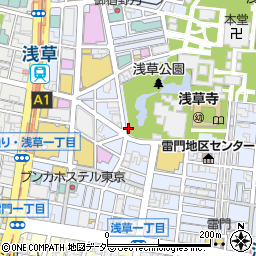 浅草 居酒屋 高橋周辺の地図