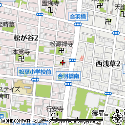 東京都台東区松が谷2丁目11-9周辺の地図