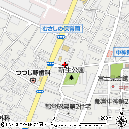 東京都昭島市中神町1293-13周辺の地図