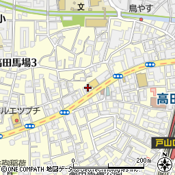 ドコモショップ　高田馬場店周辺の地図