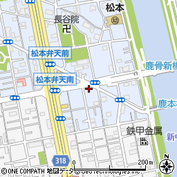 東京都江戸川区松本2丁目4-10周辺の地図