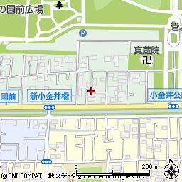 東京都小金井市関野町2丁目3周辺の地図