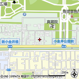 東京都小金井市関野町2丁目2周辺の地図