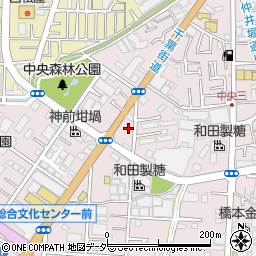 東京都江戸川区中央3丁目7-10周辺の地図
