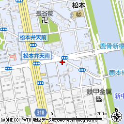 東京都江戸川区松本2丁目4-11周辺の地図