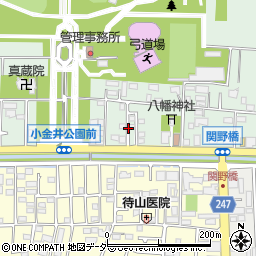 東京都小金井市関野町1丁目6周辺の地図