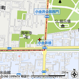 ニコニコレンタカー　小金井橋店周辺の地図