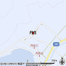 福井県美浜町（三方郡）丹生周辺の地図