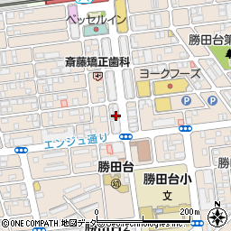 カレーハウスＣｏＣｏ壱番屋京成勝田台駅前通店周辺の地図