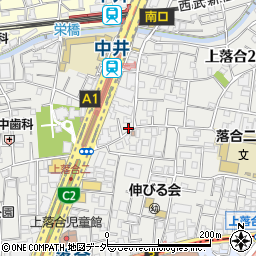 東京都新宿区上落合2丁目22-1周辺の地図