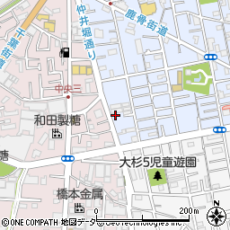 東京都江戸川区松本1丁目1-5周辺の地図
