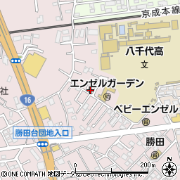 千葉県八千代市勝田台南1丁目10-7周辺の地図