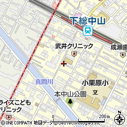 千葉県船橋市本中山3丁目19-12周辺の地図