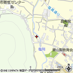 山梨県甲州市塩山千野3183-1周辺の地図