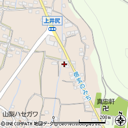 山梨県甲州市塩山上井尻1302周辺の地図