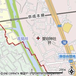 ニチイケアセンター八千代勝田台周辺の地図