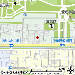 東京都小金井市関野町2丁目2-7周辺の地図