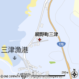 京都府京丹後市網野町三津209周辺の地図