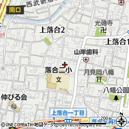 島田商事東京本社落合寮周辺の地図