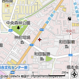東京都江戸川区中央3丁目7-9周辺の地図