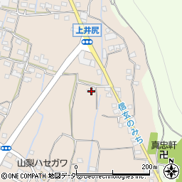 山梨県甲州市塩山上井尻1242周辺の地図