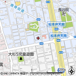 東京都江戸川区松本1丁目8周辺の地図