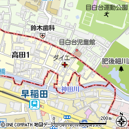 ダイエー高田店・イオンフードスタイル周辺の地図