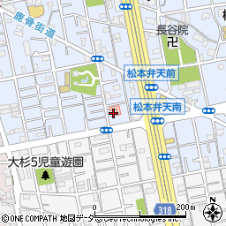 東京都江戸川区松本1丁目11-2周辺の地図