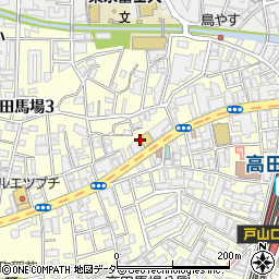 カレーハウスＣｏＣｏ壱番屋　新宿高田馬場店周辺の地図