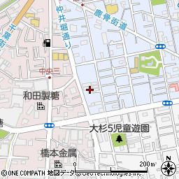 東京都江戸川区松本1丁目1周辺の地図