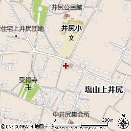 山梨県甲州市塩山上井尻669周辺の地図