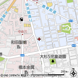 東京都江戸川区松本1丁目1-6周辺の地図