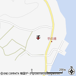 福井県敦賀市手周辺の地図