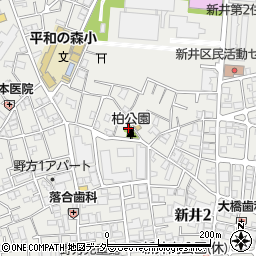 東京都中野区新井3丁目24周辺の地図