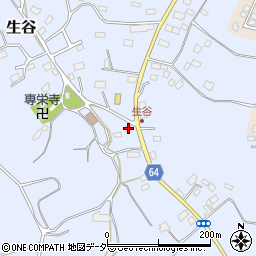 千葉県佐倉市生谷486周辺の地図