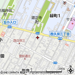 武蔵野市消防団　第６分団周辺の地図