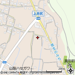 山梨県甲州市塩山上井尻1245周辺の地図